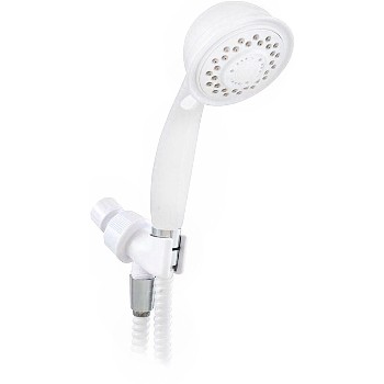 Shower Kit ~ 3 Function, Hand Held, White 