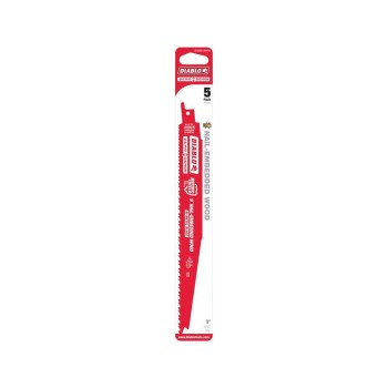 Demo Demon Bi-Metal Recip Blade, 5-Pack - 9", 6/12 TPI