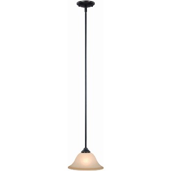 Hardware House  127882 Pendant Light Fixture, Dover ~ Oil Rubd Bronze