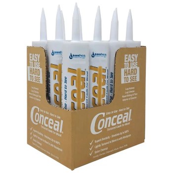 Sashco Conceal Textured Wood Caulk, Wheat - 10.5 oz