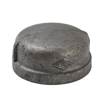 Pipe Cap, Black (2-1/2")