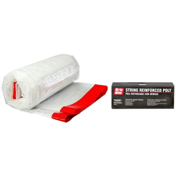 Grip Rite String Reinforced Poly Sheeting ~ 20" x 100 Ft x 6mm