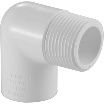 1-1/4" Schedule 40 90 MPT x Slip Street Elbow