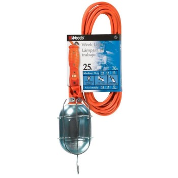 Work Light with Metal Guard - 25 Ft