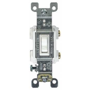 Toggle Quiet Switch - White