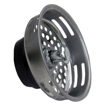 Larsen Replacement Strainer Basket, Chrome - Fit-All