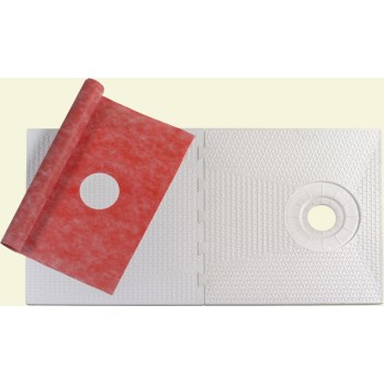 M-D Prova Shower Pan, White - 32" x 60" Offset Drain