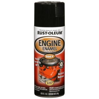 Engine Enamel, Gloss Black Spray Cans