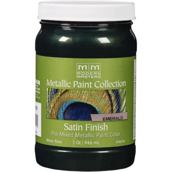 Metallic Paint, Emerald ~ 32 oz.