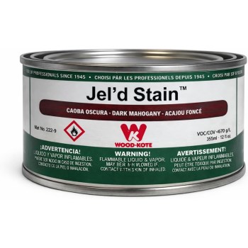 Jel'd Stain, Dark Mahogany - 12 oz
