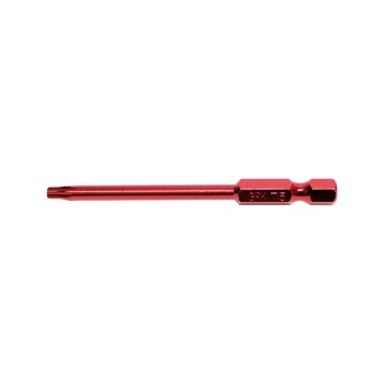 Star Drive Bit, T15 Red - 3", 2pk