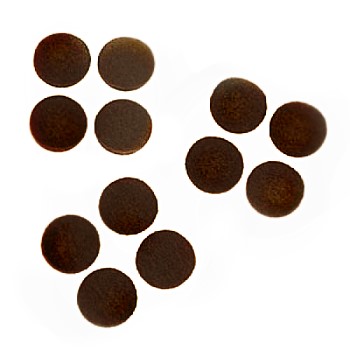 Self Adhesive Round FeltGard Pads, Brown ~ 3/4"