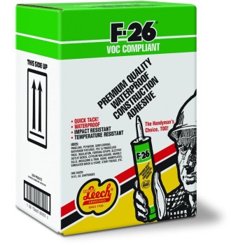 Leech F-26 VOC-Compliant Construction Adhesive - 29 oz Cartridge