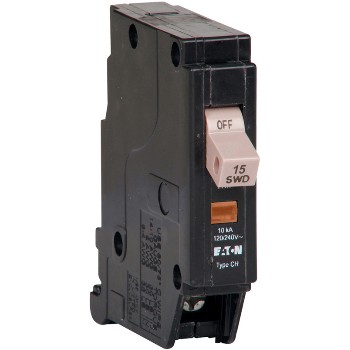 Eaton Corp CHF115CS CHF Single Pole Circuit Breaker w/Flag ~ 15a