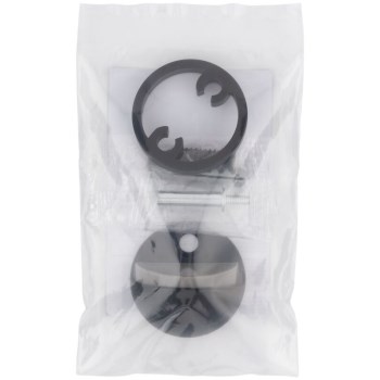 National Adjustable Floor Door Stop, Matte Black