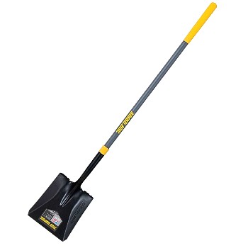 Ames   2585500 Square Point Shovel,  47" Fiberglass Handle ~ 16g Blade