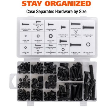255pc Met Nut Bolt Set
