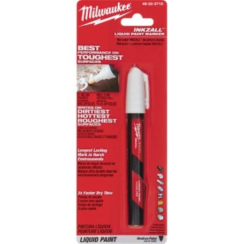 Milwaukee INKZALL Liquid Paint Marker, White