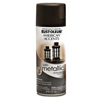 Buy the Rust-Oleum 202646 Designer Metallics Spray, Aged Bronze ~ 12 oz