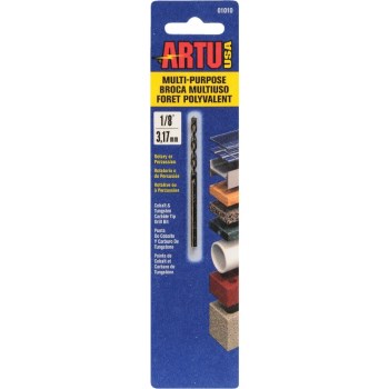 Drill Bit, Multi-Purpose - 1/8" x 3"