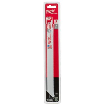 Milwaukee Sawzall Bi-Metal Blade - 9", 14 TPI, 5pk