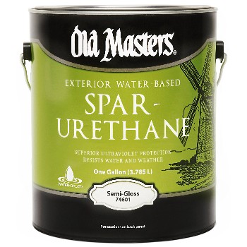 Old Masters 74601 Spar Urethane, Exterior ~ Semi-Gloss/Gallon