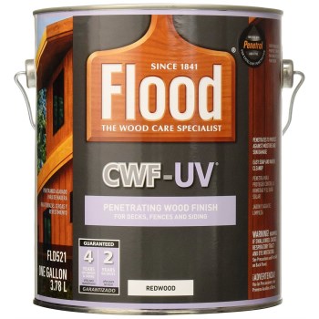 PPG/Akzo FLD521-01 Flood CWF-UV Deck and Siding Stain, Redwood ~ Gallon