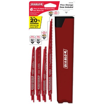 Freud/Diablo DS006S Reciprocating Blade Demon Set, 6 Piece