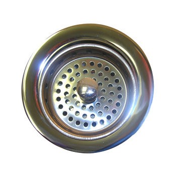 Larsen Heavy Duty Duo Strainer for Kohler Sinks  Chrome Brass   3-1/2"