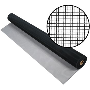 Standard Aluminum Insect Screen for Windows, Doors & Porches ~ 24" x 100 Ft