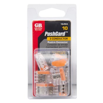 Pushgard Connector, 3 Port