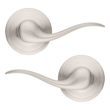 Kwikset Tustin Half Dummy Lever, Satin Nickel - Right Hand