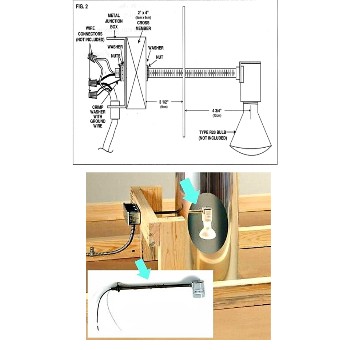 Electric Light Kit for Tubular Skylight