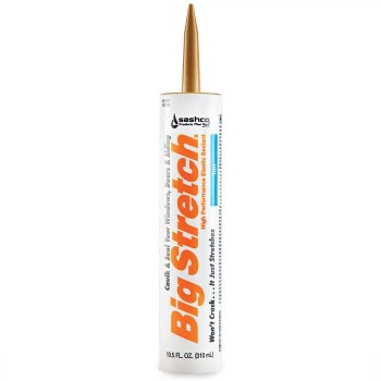 Big Stretch Acrylic Rubber Sealant, Tan - 10.5 oz