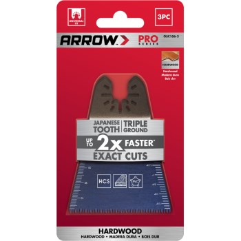 3pk 2-11/16 Hdw Blade