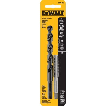 DeWalt Drill and Tap Set - 1/2-13 NC