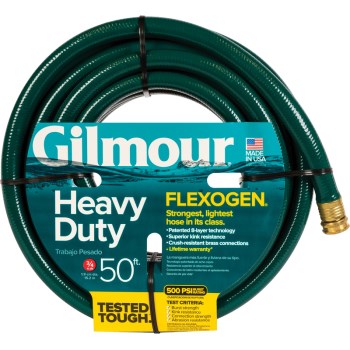  Flexogen Heavy Duty Hose ~ 3/4" x 50 Ft, Green