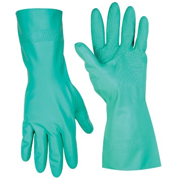 Nitrile Gloves,  Green ~ Large 