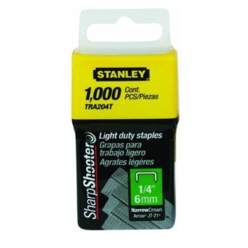 Stanley Tra204t Staples ~ Narrow, Light Duty 1/4"