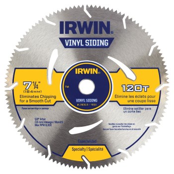 Vinyl Siding Saw Blade - 7-1/4", 120 Tooth