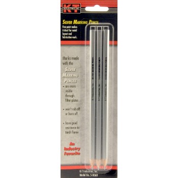 Marking Pencil, Silver ~ 3 Pack