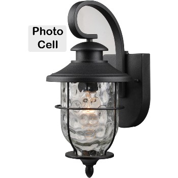 Hardware House 212199 Wall Lantern Fixture, Photo Cell ~ 15 - 1/2"