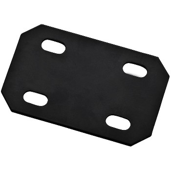 Mending Plate, Rectangular Black ~ 4.7" x 3"