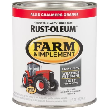 Rust-Oleum 280156 Qt Allis-Chalmrs Orange