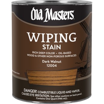 Wiping Wood Stain, Dark Walnut ~ Quart