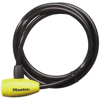 Master Lock Keyed Cable Lock - 6 Ft x 3/8"