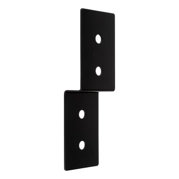 Decorative Joist Tie, Black - 3" x 10"