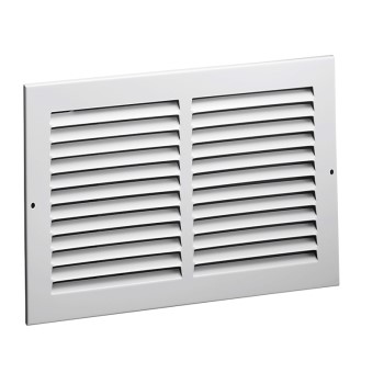 Hart & Cooley 372W14X14 Side Wall Return Air Grille, White