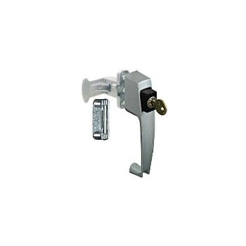 Aluminum  Keyed Pushbuttn Latch, Visual Pack 1317