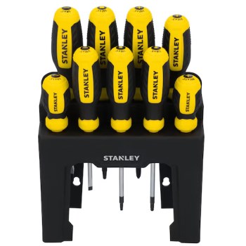 Stanley Screwdriver Set with Stand, 9pc